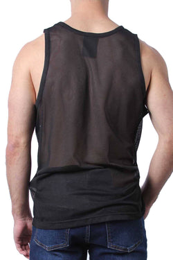 Cellblock 13 Black Midfield Mesh Tank Top thumbnail 3