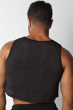 Cellblock 13 Black Relay Mesh Cutoff Tank thumbnail 2