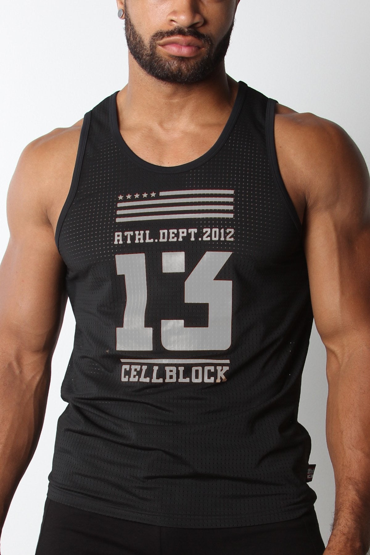Cellblock 13 Black Relay Mesh Tank Top