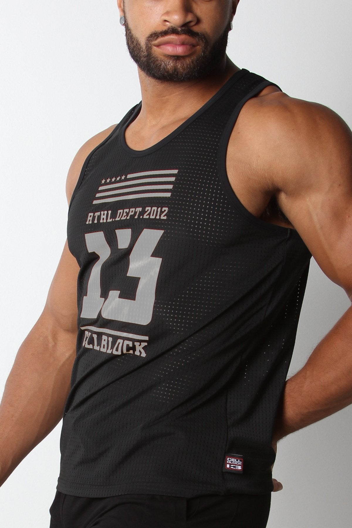 Cellblock 13 Black Relay Mesh Tank Top