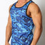 Cellblock 13 Blue Foxhole Camo Mesh Tank Top