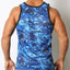 Cellblock 13 Blue Foxhole Camo Mesh Tank Top