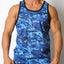 Cellblock 13 Blue Foxhole Camo Mesh Tank Top