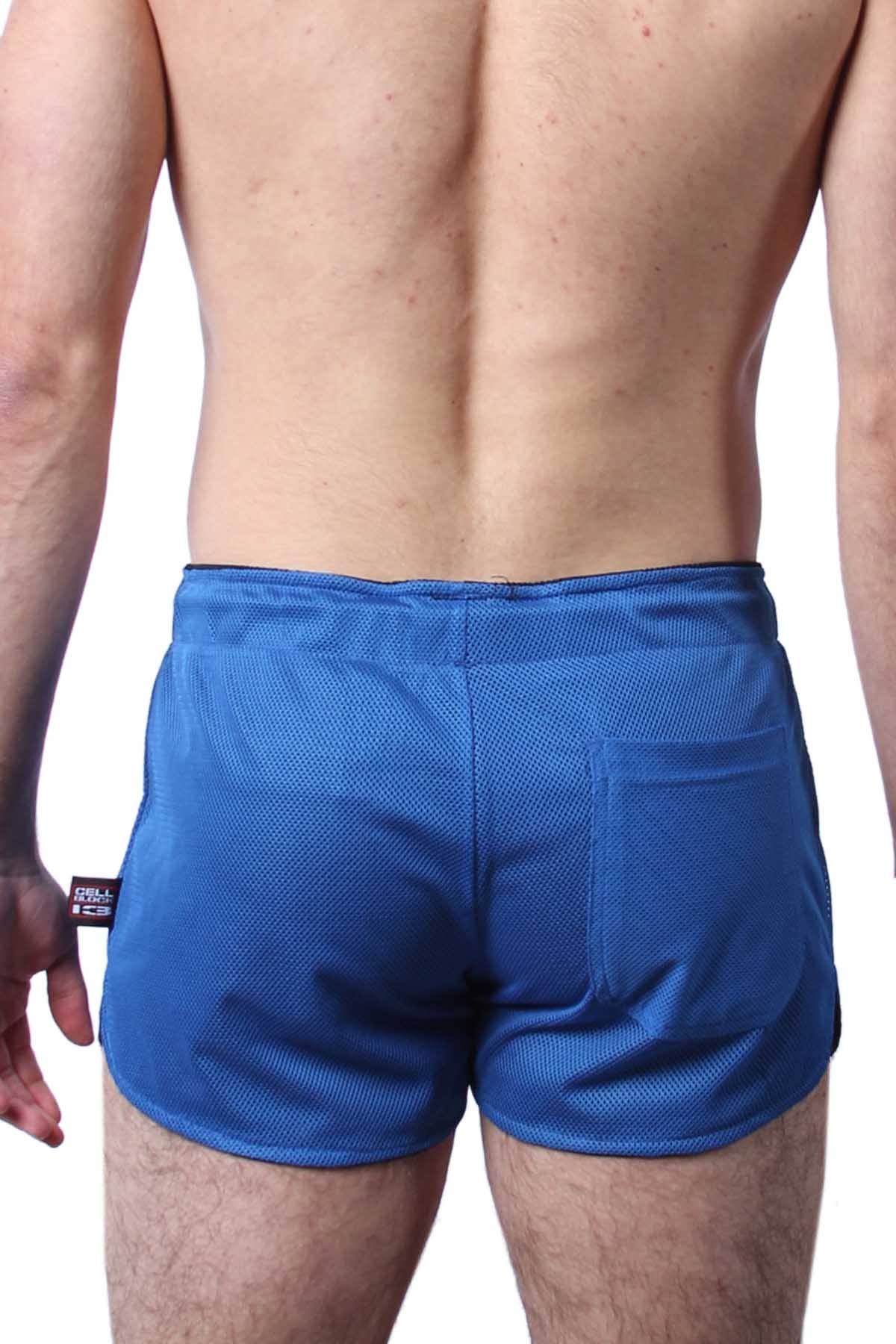 Cellblock 13 Blue Midfield Mesh Reversible Short