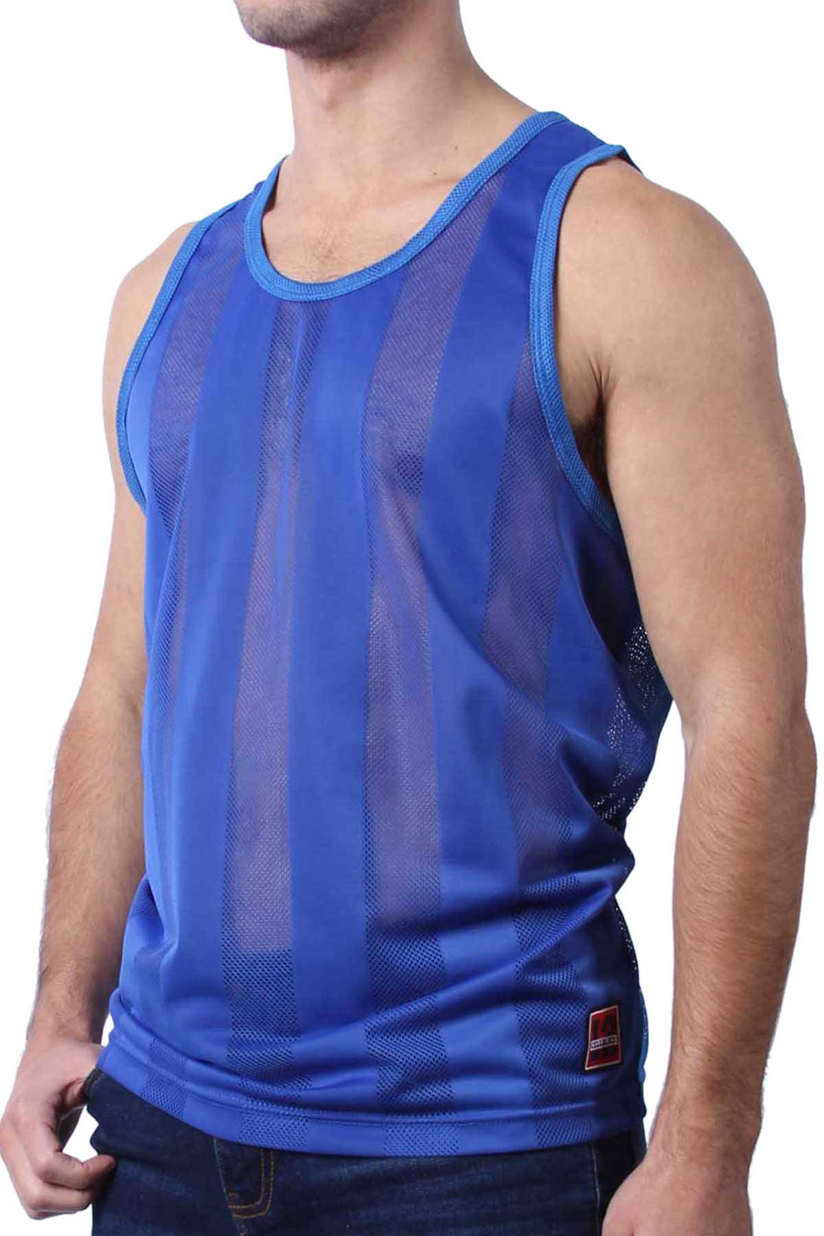 Cellblock 13 Blue Midfield Mesh Tank Top