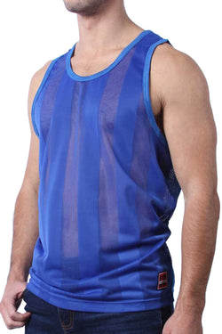 Cellblock 13 Blue Midfield Mesh Tank Top thumbnail 2