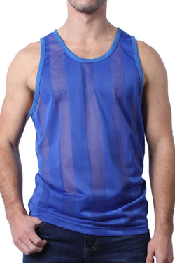 Cellblock 13 Blue Midfield Mesh Tank Top thumbnail 1