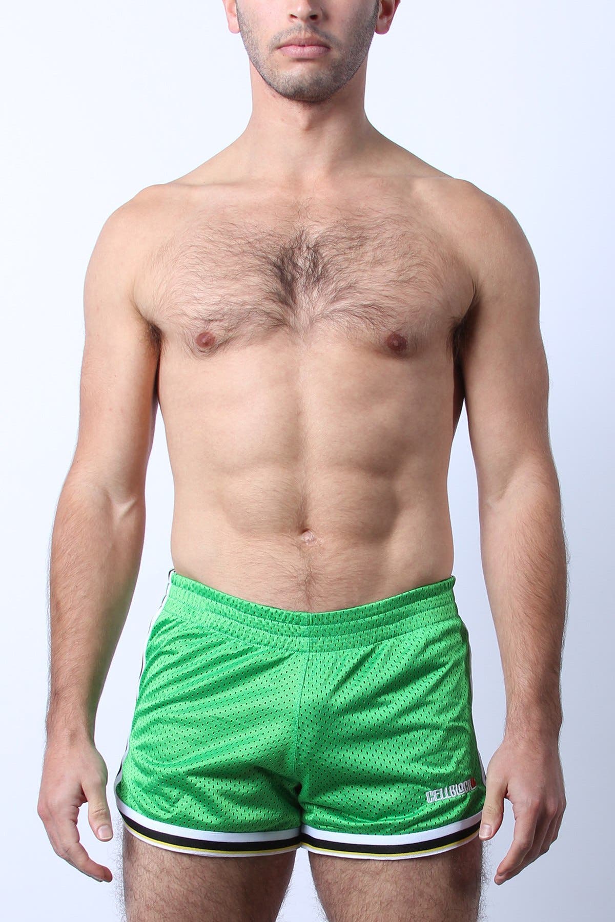 Cellblock 13 Green Crossover Reversible Mesh Short