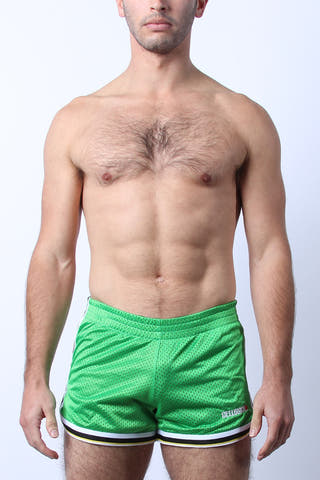 Cellblock 13 Green Crossover Reversible Mesh Short