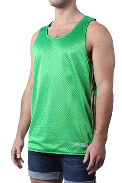 Cellblock 13 Green Crossover Reversible Mesh Tank Top thumbnail 2