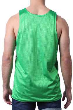 Cellblock 13 Green Crossover Reversible Mesh Tank Top thumbnail 4