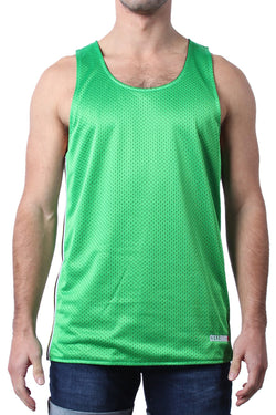 Cellblock 13 Green Crossover Reversible Mesh Tank Top thumbnail 1