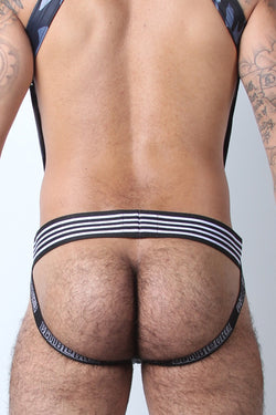 Cellblock 13 Grey Cadet Camo Zipper Jockstrap thumbnail 2
