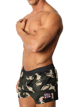 Cellblock 13 Grey Foxhole Camo Mesh Short w/ Built in Pouch thumbnail 2