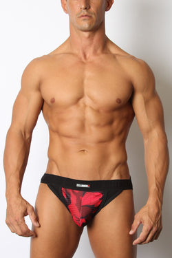 Cellblock 13 Red Foxhole Camo Mesh Jockstrap thumbnail 3