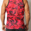 Cellblock 13 Red Foxhole Camo Mesh Tank Top