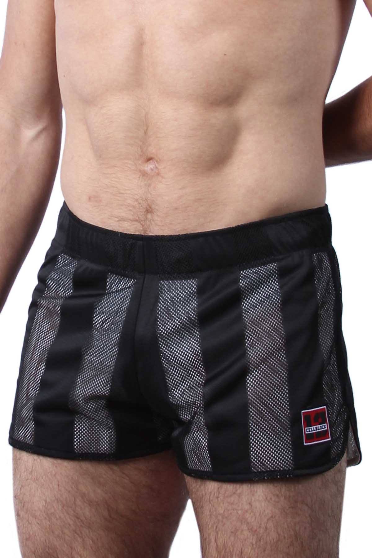 Cellblock 13 White Midfield Mesh Reversible Short