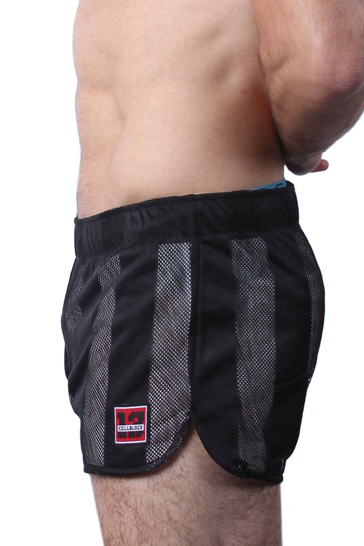 Cellblock 13 White Midfield Mesh Reversible Short
