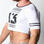 Cellblock 13 White Relay Mesh Cutoff Shirt