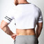 Cellblock 13 White Relay Mesh Cutoff Shirt