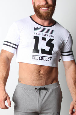 Cellblock 13 White Relay Mesh Cutoff Shirt thumbnail 3