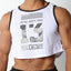 Cellblock 13 White Relay Mesh Cutoff Tank