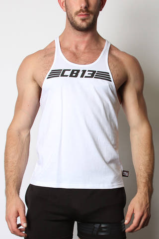 Cellblock 13 White Sprinter Tank Top