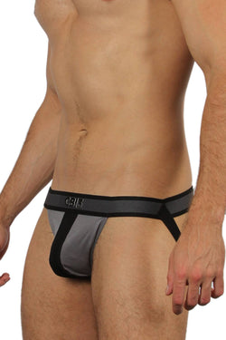 Cellblock13 Grey Bandit Jockstrap thumbnail 1