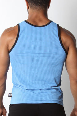 Cellblock13 Sky Blue Relay Mesh Tank Top thumbnail 2