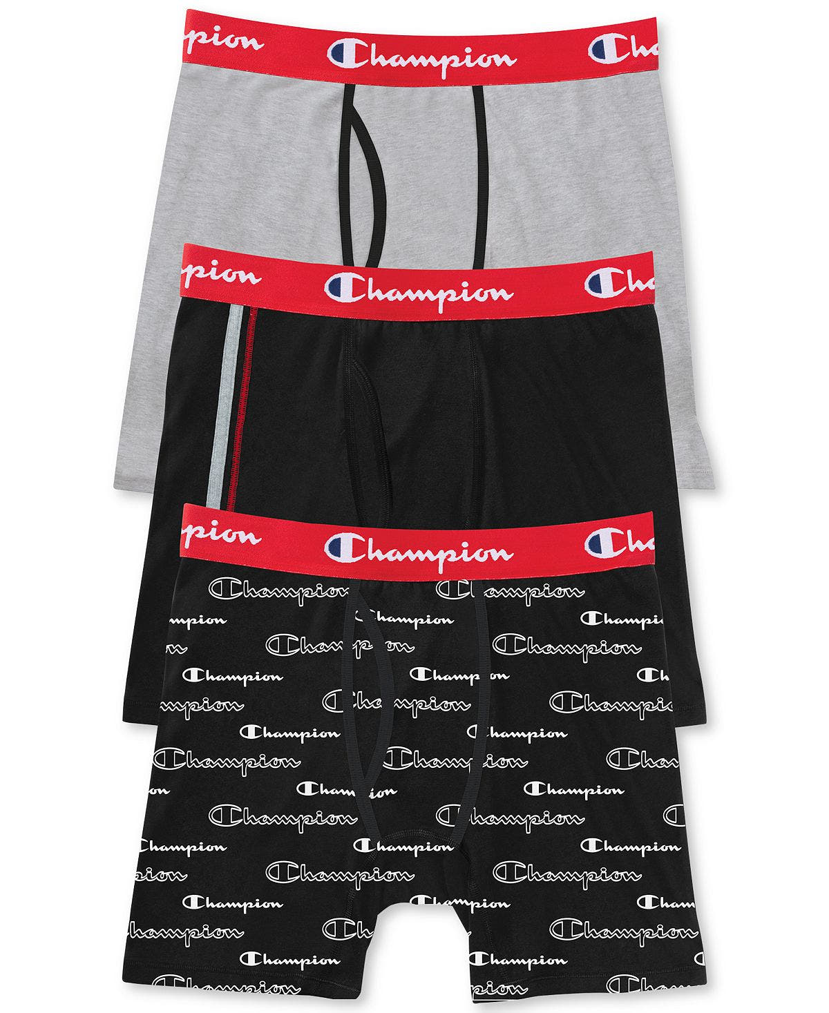 Champion 3-pk. Everyday Stretch Boxer Briefs Assorted grey