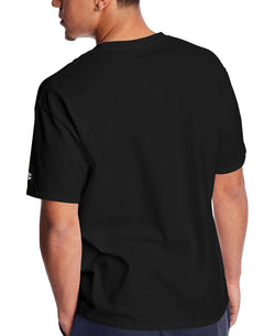 Champion American Flag Logo T-shirt Black thumbnail 2