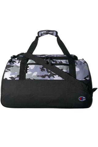 Champion Black/Grey Camo Forever Champ Ascend Duffel Bag