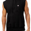 Champion Black Reverse Weave Sleeveless Hoodie