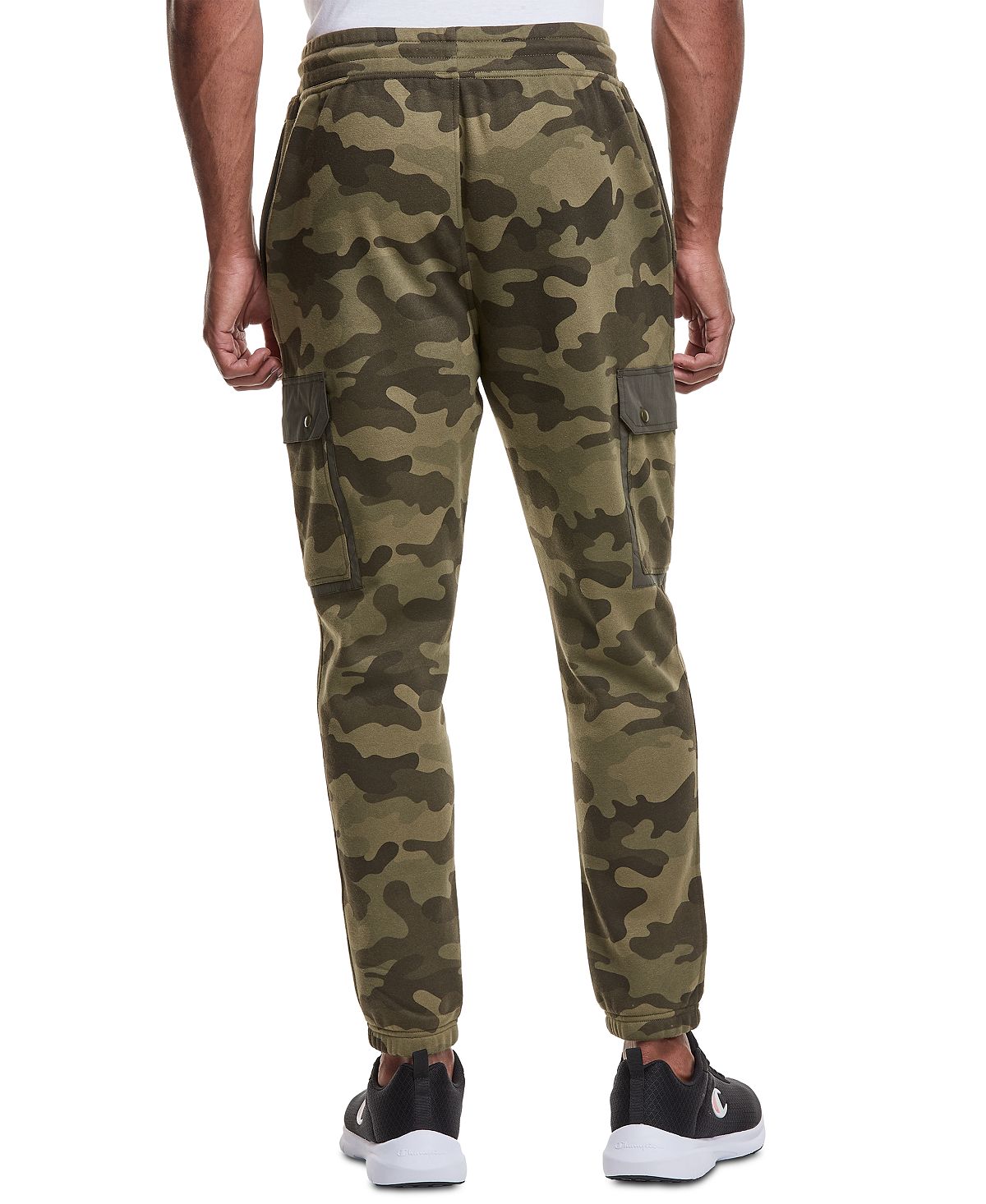 Champion Camo Print Jogger Pants Cargo Olive
