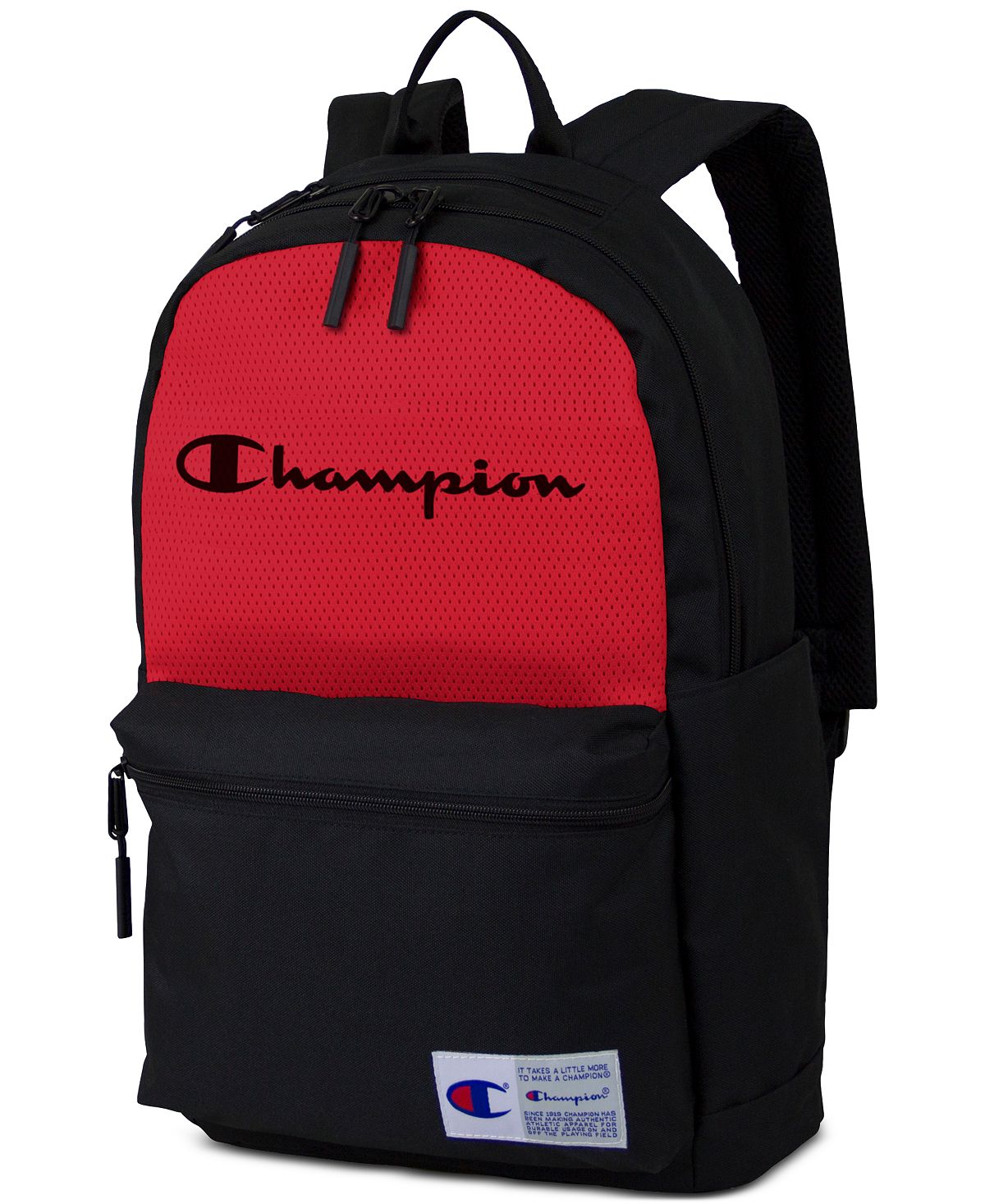 Champion Colorblocked Backpack Black/red
