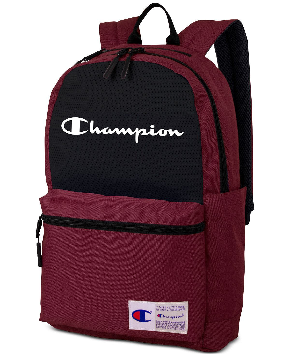 Champion Colorblocked Backpack Burgundy