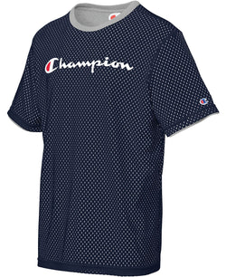 Champion Double Dry Reversible Mesh T-shirt Navy/Oxford thumbnail 1