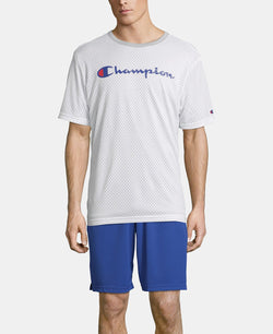 Champion Double Dry Reversible Mesh T-shirt White/Oxford thumbnail 1