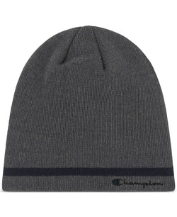 Champion Foxhill Fleece-lined Embroidered Logo Beanie Dark Grey thumbnail 1