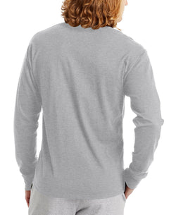 Champion Graphic Logo Long-sleeve Logo T-shirt Gray thumbnail 2