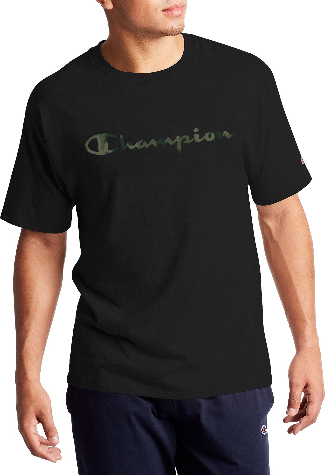 Champion Men's Camo Classic Graphic T-Shirt black
