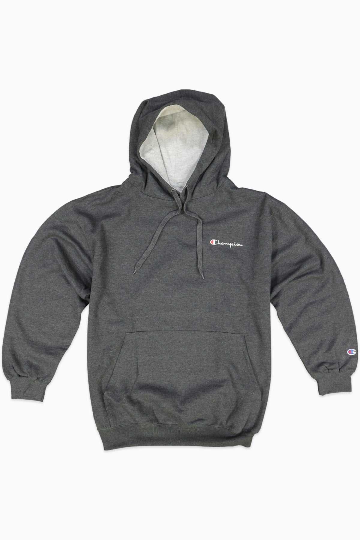 Champion Mens Big Tall Logo Graphic Char Heather Hoodie
