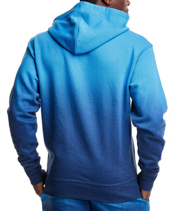 Champion Ombr Fleece Hoodie Dip Dye Balboa Blue thumbnail 2