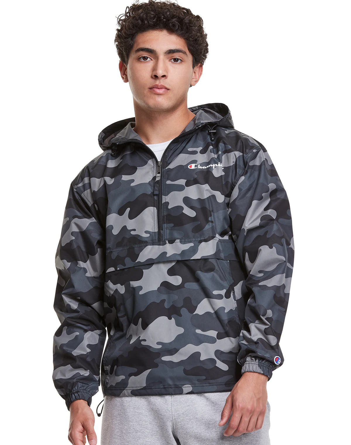 Champion Packable All Over Print Jacket Camo