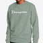 Champion Powerblend Fleece Logo Sweatshirt Ecology Green