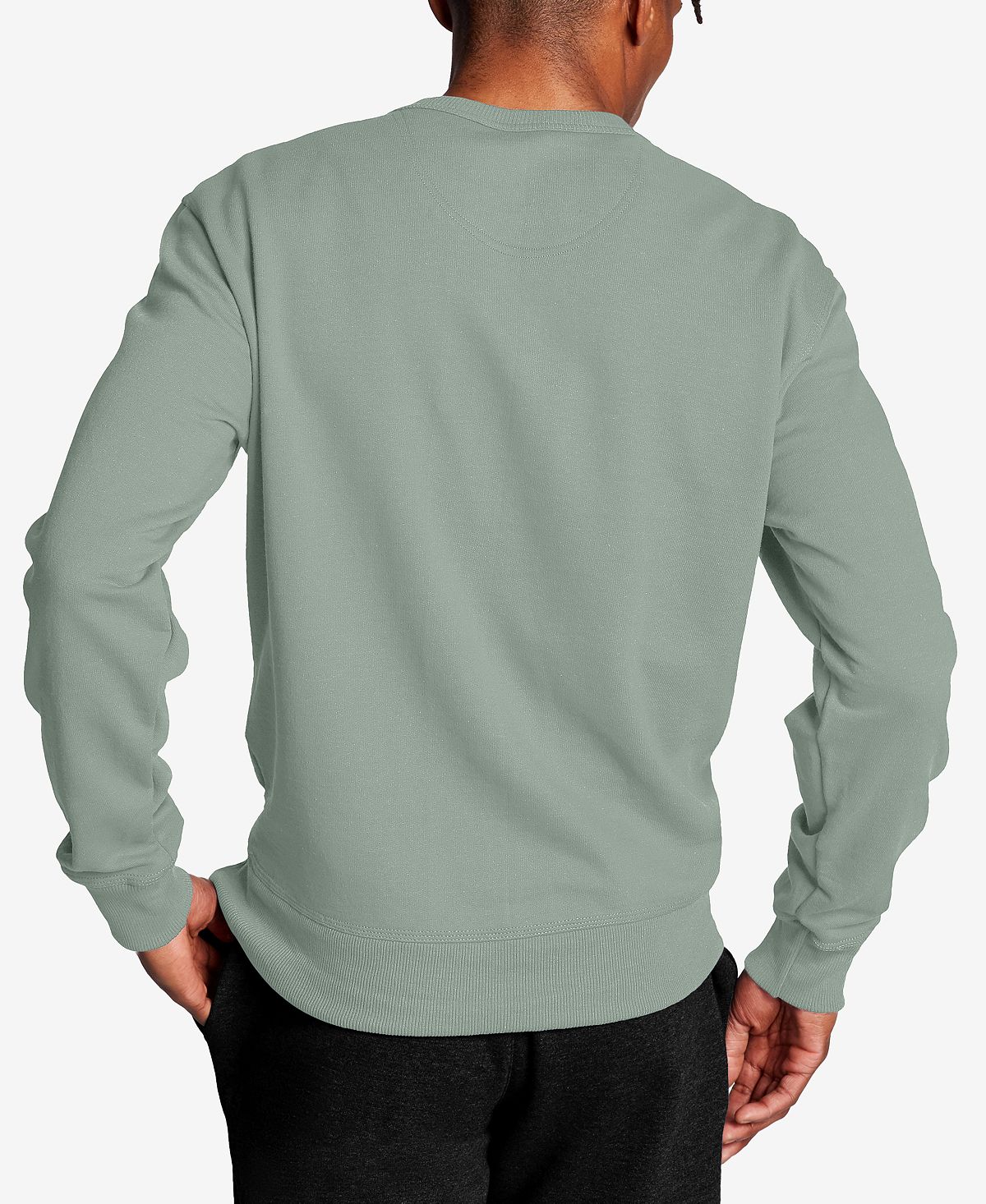 Champion Powerblend Fleece Logo Sweatshirt Ecology Green