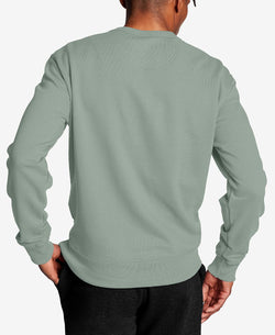 Champion Powerblend Fleece Logo Sweatshirt Ecology Green thumbnail 2