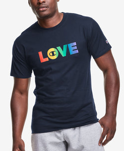 Champion Rainbow Love Graphic T-shirt Navy thumbnail 1
