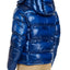 Champion Reverse Weave Hooded Puffer Jacket Blue Jay