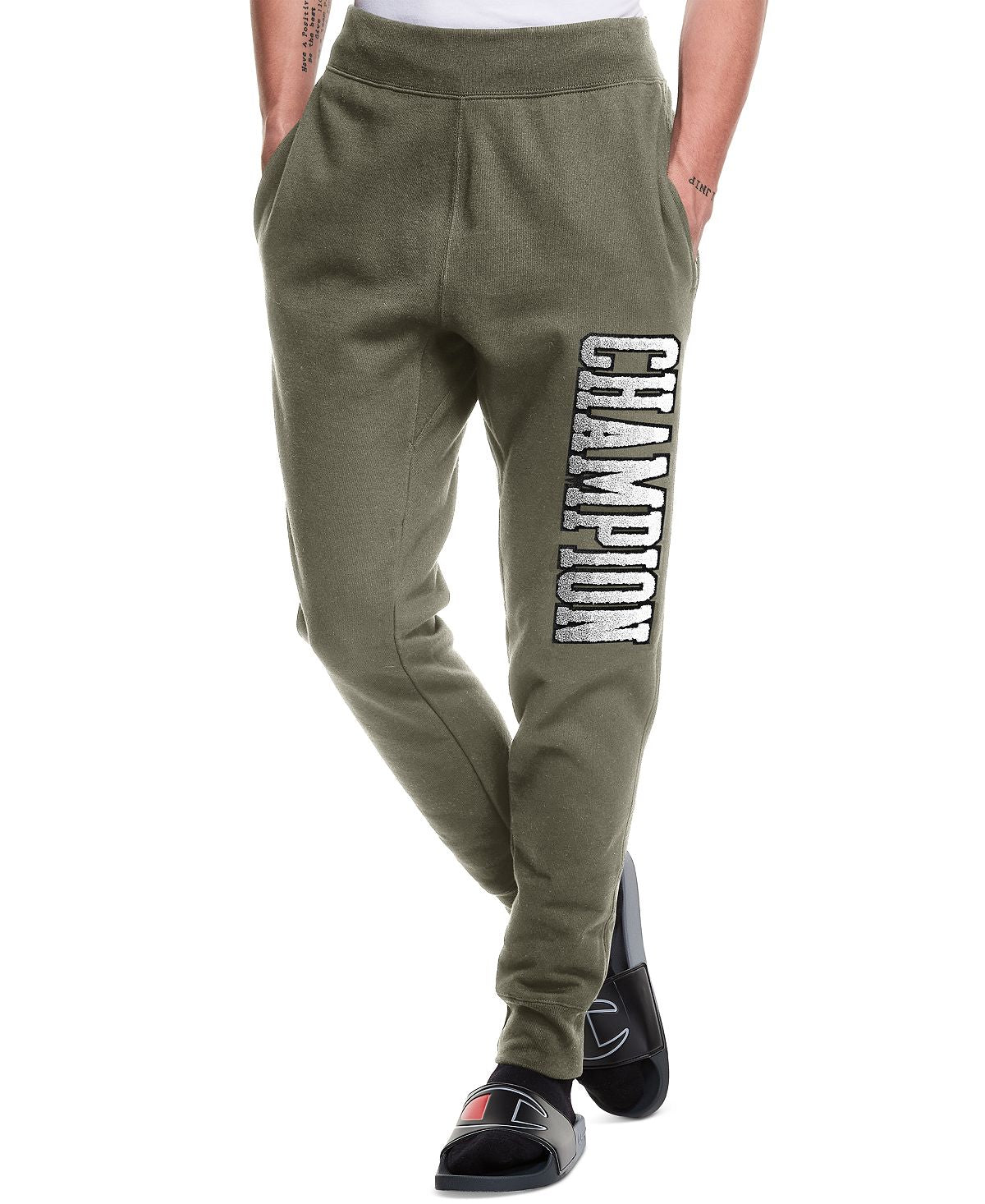 Champion Reverse Weave Jogger Pants Cargo Olive